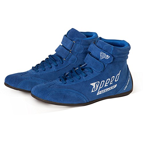 Speed Kartschuhe - Karting Boots - Kart - Autocross - Autosport Schuhe (40, Blau)