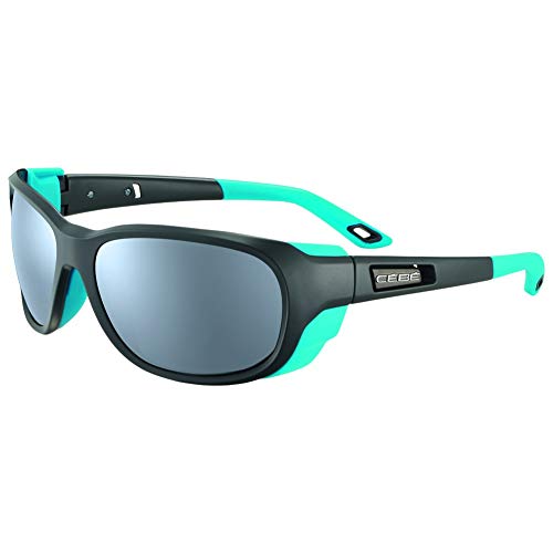Cébé Unisex – Erwachsene Everest Sonnenbrille, matt grau-blau, M