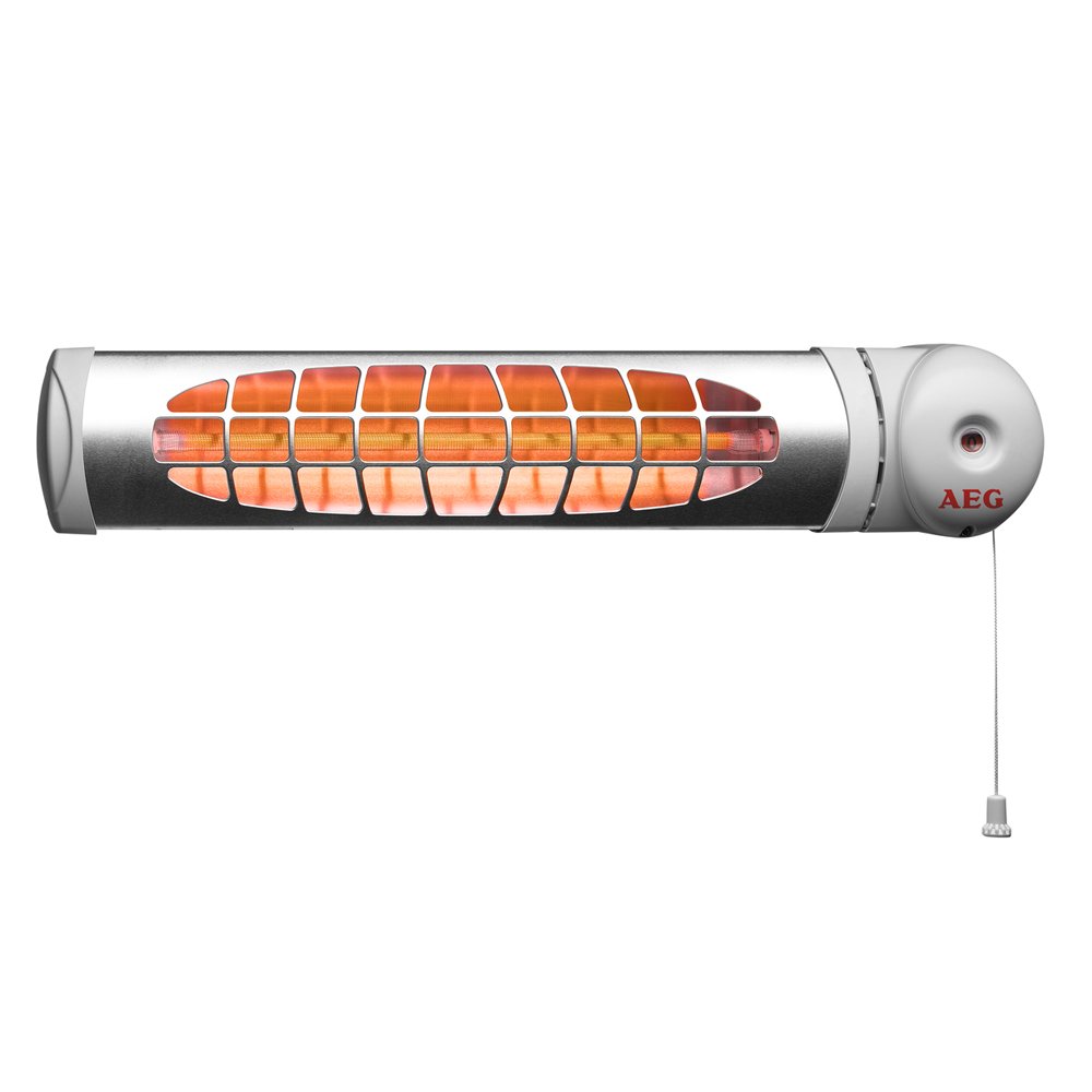 AEG 234822 IWQ 60 Infrarot Quarz-Heizstrahler für den Wickeltisch, 600 W, grau, 234822