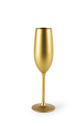 Excelsa Gold Set 6 Gläser Flute, Glas