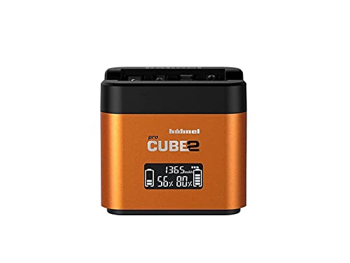 Hähnel Pro Cube 2, Sony 10005720 Kamera-Ladegerät Passender Akku LiIon, NiMH