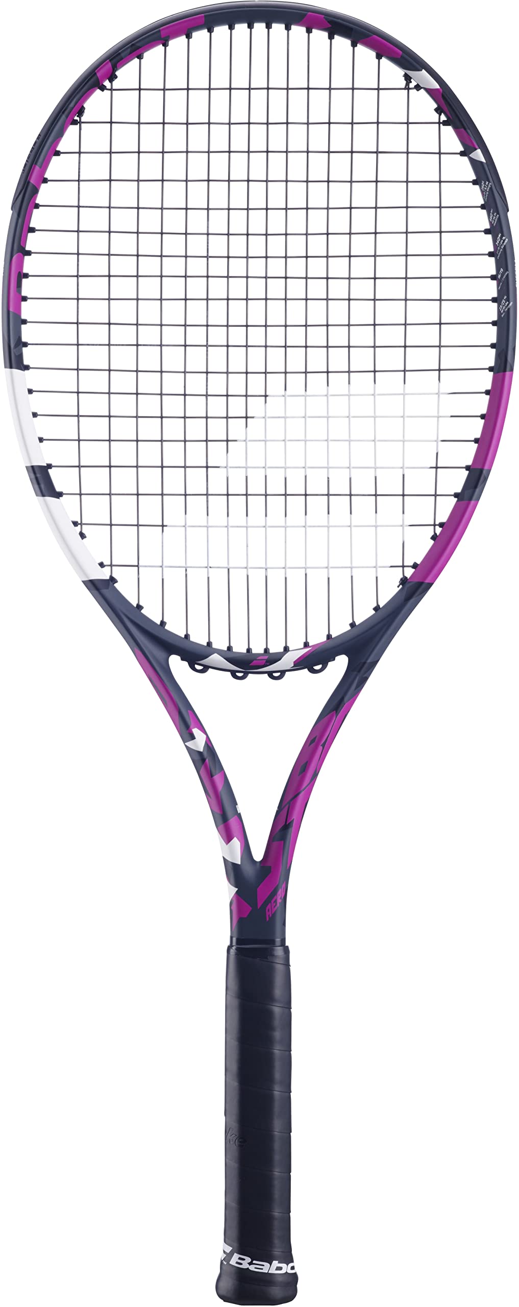 Babolat - Tennisschläger für Erwachsene Boost Aero Pink - Leichter Schläger für Damen - Besaitet und Rahmen aus Graphit für Leichtigkeit und Power beim Spielen - Größe 2 - Farbe: Grau/Pink