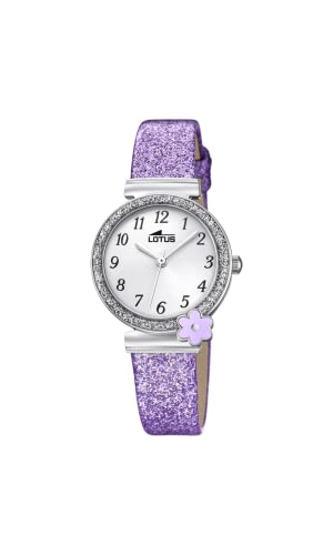 Lotus Watches Damen Uhr analog Quarzwerk mit Leder Armband 18625/4
