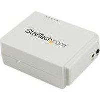 StarTech.com 1 Port USB Wireless N Network Print Server - 802,11 b/g/n - Druckserver - USB2.0 - 10/100 Ethernet x 1 - weiß (PM1115UWEU)