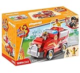 PLAYMOBIL Duck ON Call 70914 Feuerwehr Einsatzfahrzeug, Mit Licht und Sound, Spielzeug für Kinder ab 3 Jahren