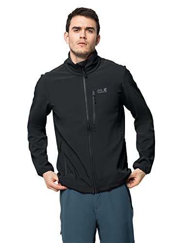 Jack Wolfskin Mens Whirlwind Strech Water Resistant Softshell Jacket