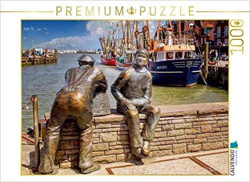 CALVENDO Puzzle Der Hafen Neuharlingersiel 1000 Teile Lege-Größe 64 x 48 cm Foto-Puzzle Bild von Peter Roder