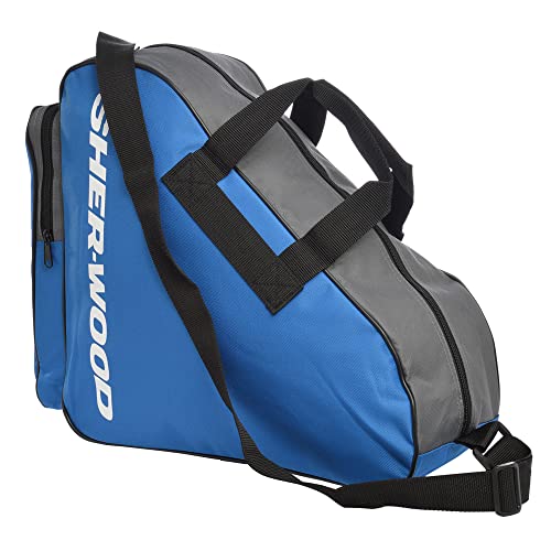 Sherwood Schlittschuhtasche - Inliner-Tasche für Erwachsene und Kinder - ideal für Rollschuhe, Skates und Eislaufschuhe - Farbe Marine