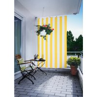FLORACORD Balkonsichtschutz , BxH: 140x230 cm, gelb/weiß