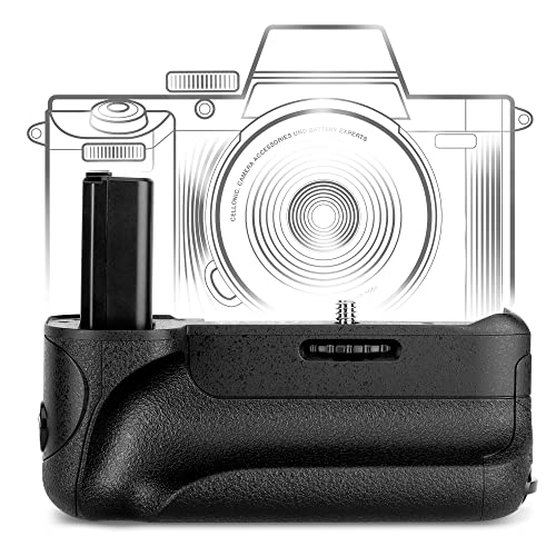 Cellonic® A6000 6400 Vertical Grip BG-3D Batteriegriff kompatibel mit Sony A6400 ILCE-6400 α6400 Alpha 6400 Sony A6000 ILCE-6000 α6000 Alpha 6000 Multifunktions Handgriff, Vertical Grip, Battery Grip