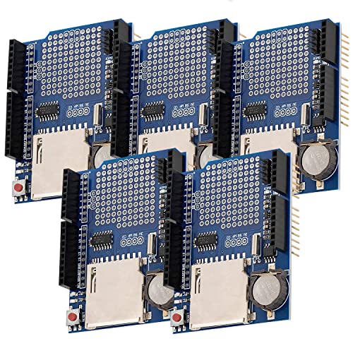 AZDelivery 5 x DatenLogger Modul Data Recorder Shield kompatibel mit Arduino inklusive eBook