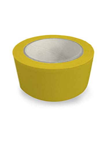 36 x PVC-Schutzband gelb gerillt 50 mm x 50 m = 1188 m PVC-Schutzband Schutzband gelb gerillt Putzband Klebeband Abdeckband