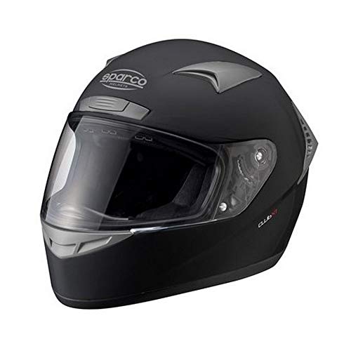 Sparco 003319N1S Helm Club X-1 Größe S Nr Om, schwarz, S