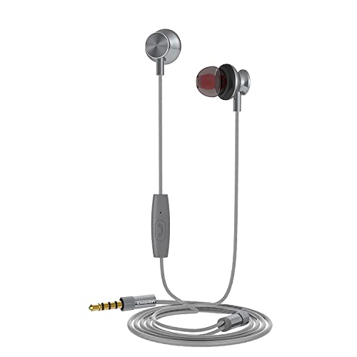 Muvit M1I In-Ear-Kopfhörer, Stereo, 3,5 mm, Grau