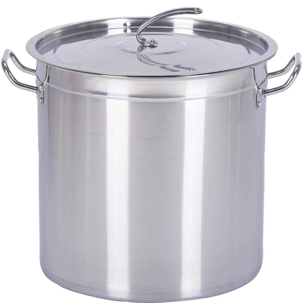 Gastronomie Kochtopf Suppentopf - 20 bis 100 Liter Edelstahl Kochtöpfe - ideal geeignet für ALLE Herdarten & große Küchen - Gastro Topfset (50L)