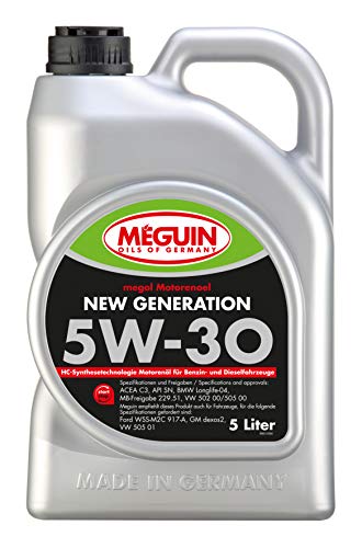Meguin 6513 megol Motoröl New Generation SAE 5W-30, 5 L