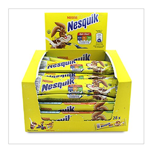 224 x SCHOKOLADE KAKAO DRINK NESQUIK VON NESTLE EU MADE LANGE HALTBAR (224)