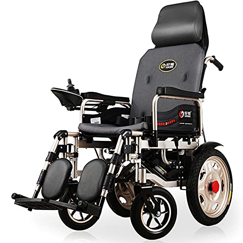 Elektrorollstuhl, Stahlrahmen, faltbare tragbare Altenpflegeprodukte und Behindertenfahrzeuge, Liege- und Ruhemöglichkeiten speziell für Menschen mit eingeschränkter Mobilität/A / 115×63×130cm