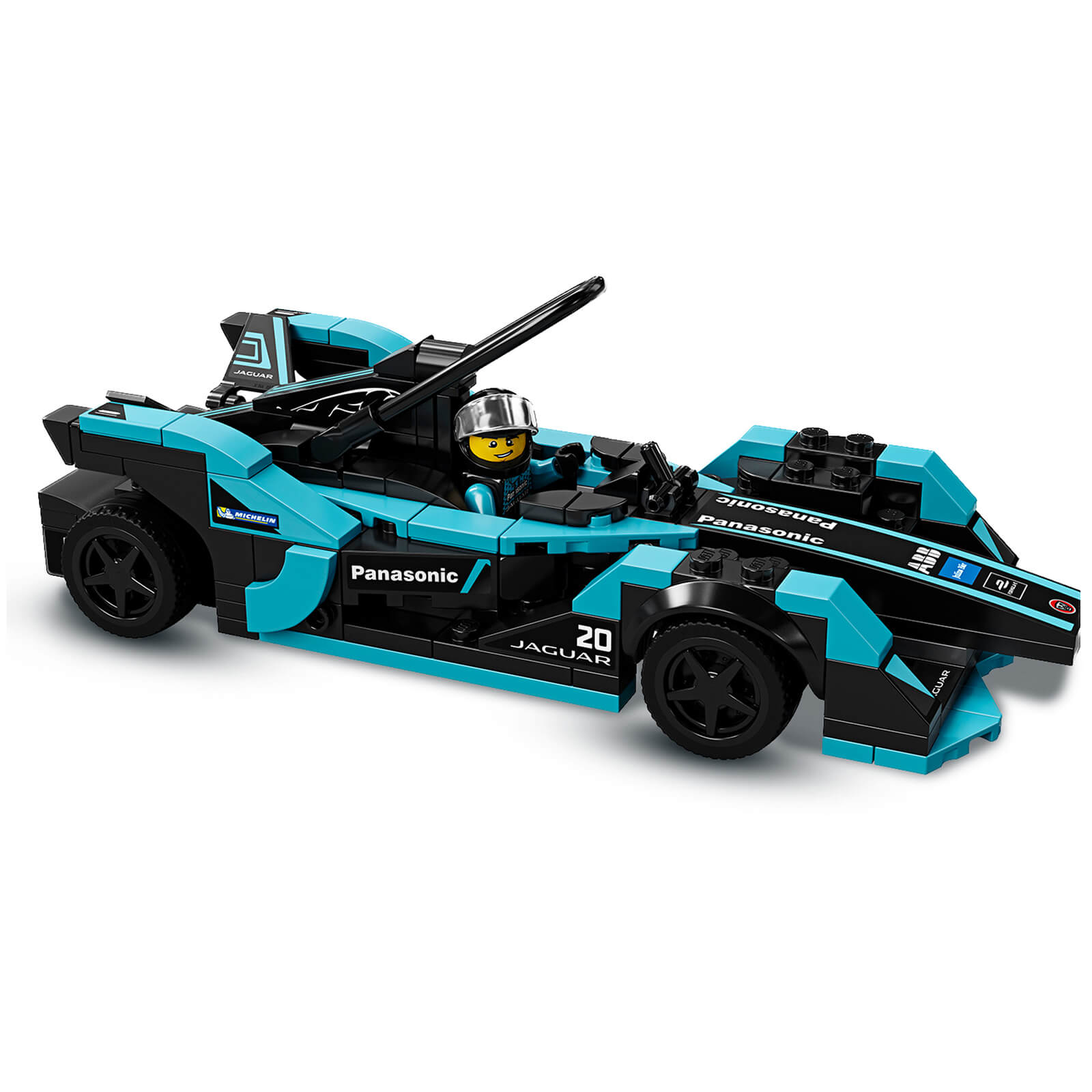 LEGO Speed Champions: Formula E Panasonic Jaguar Racing GEN2 car & Jaguar I-PACE eTROPHY (76898) 4