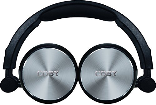 Coby cvh-804-red Aluminium Foldz Kopfhörer mit eingebautem Mikrofon