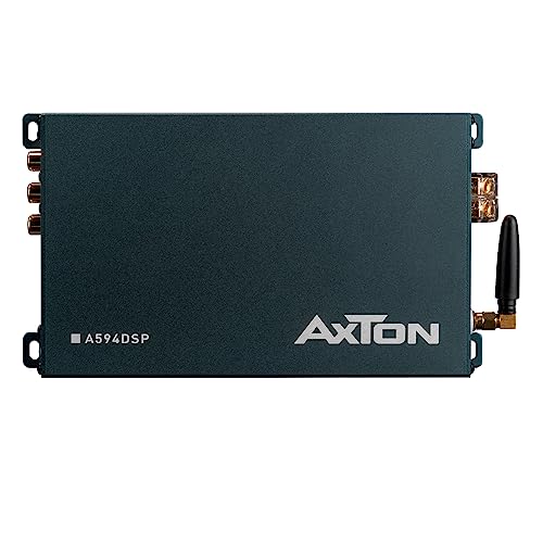 AXTON A594DSP: 4-Kanal Verstärker mit 6 DSP-Kanälen, optischem Eingang, Endstufe verlinkbar, ausgestattet mit Handy App-Steuerung, Bluetooth Audiostreaming, Hi-Res Audio optional