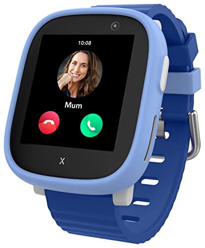 XPLORA X6 Play - wasserdichte Telefon Uhr für Kinder - 4G, Anrufe, Nachrichten, Schulmodus, SOS-Funktion, GPS, Kamera, Schrittzähler - 2 Jahre Garantie (BLAU)