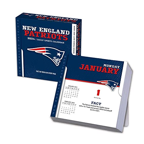 TURNER SPORTS New England Patriots 2024 Box-Kalender (24998053048)