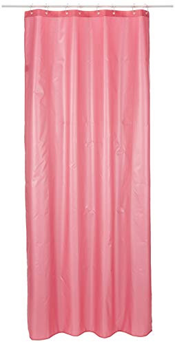 Spirella Textilvorhang Primo Hot Pink 120 x 200 1212284, Weiß, Estandar