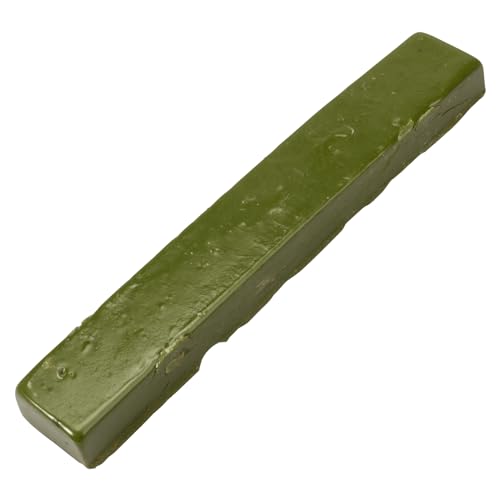 Grünes DOP-Wachs für Lapidar-Cabochon-Formen, Schneiden und Polieren, Tropfwachsstäbchen, Stein-Dopping-Wachs, Lapidar-DOP-Wachs (1 Stück)