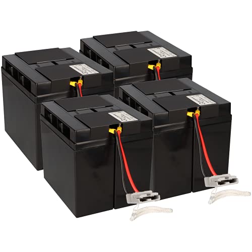 WSB Battery Ersatz-Akku für Smart-UPS 5000VA - SUA5000RMI5U Plug & Play 2X RBC55 Satz AKKUman Set