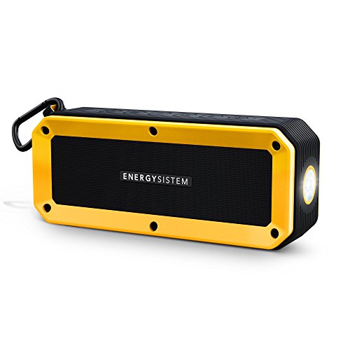 Energy Sistem Outdoor Box Bike - Lautsprecher mit Bluetooth (10 W), Schwarz und Gelb