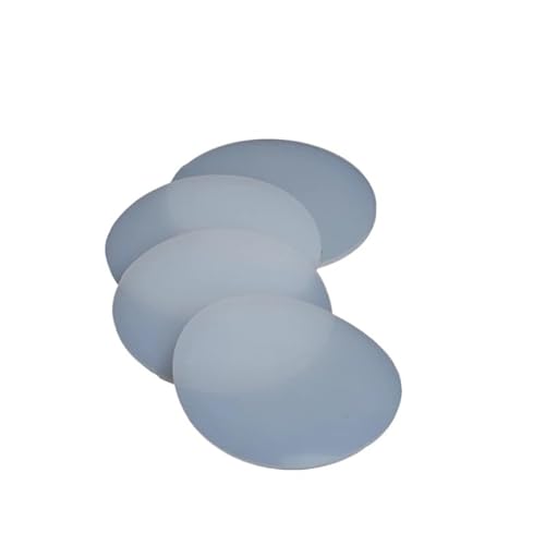 10 Stück weiße feste runde Silikonkautschuk-Dichtungsdichtungen, Pad, Durchmesser 75–100 mm, Dicke 1–10 mm (Size : 100mm, Color : 6mm)