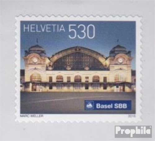 Prophila Collection Schweiz 2475 (kompl.Ausg.) gestempelt 2016 Bahnhof Basel SBB (Briefmarken für Sammler) Eisenbahn/Seilbahn