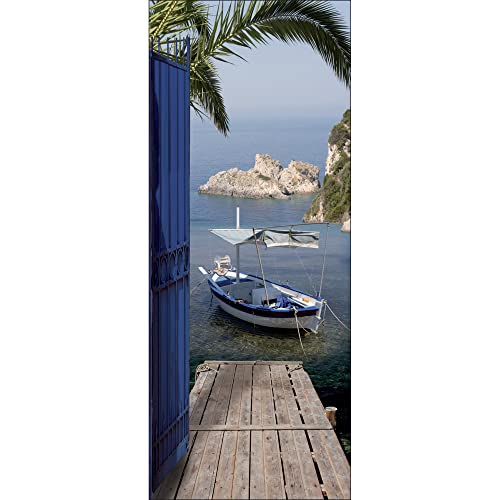 PLAGE 141007 Aufkleber für Türen-Meer, 204 x 83 cm