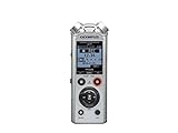 Olympus LS-P1 Hi-Res Digital Audiorekorder mit direktionalem Stereomikrofonen, direkt USB, Low-Cut-Filter, Rauschunterdrückung, Zoom-Mikrofon, intelligenter Auto-Modus, Voice Balance & 4 GB Speicher