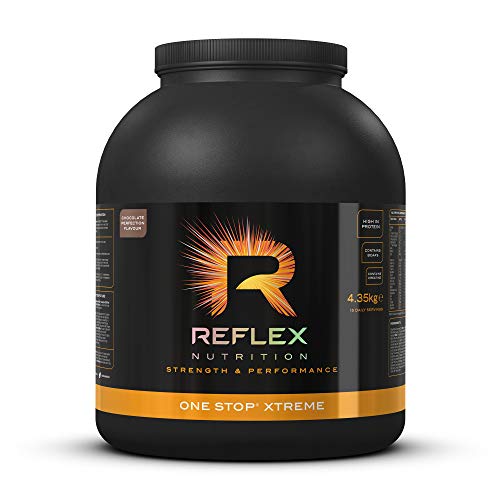 Reflex Nutrition One-Stop Xtreme Serious Mass Protein-Pulver – 4,35kg, Schokoladenperfektion