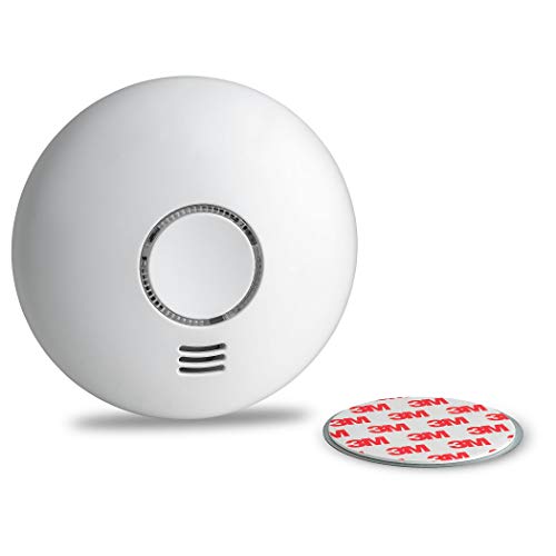 SEBSON Rauchwarnmelder Funk mit Hitzewarnmelder, DIN EN 14604 Zertifiziert, fotoelektrischer Rauchmelder vernetzbar, inkl. Magnetbefestigung