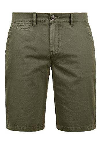 !Solid Viseu Herren Chino Shorts Bermuda Kurze Hose Aus 100% Baumwolle Regular Fit, Größe:XL, Farbe:Dusty Oliv (3784)