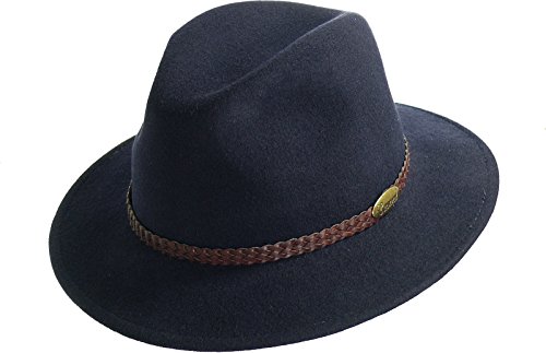 rollbarer Hut in 3 Farben, Kopfgroesse: 59, Marine