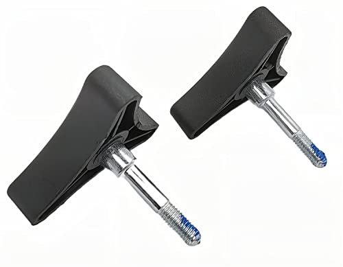 Cosen Rollator-Höhenverstellknopf, Deluxe-Aluminium-Rollator-Zubehör – 3-Punkt-Knopf mit Bolzen, Rollator-Teile, 1 Paar (2 Stück)