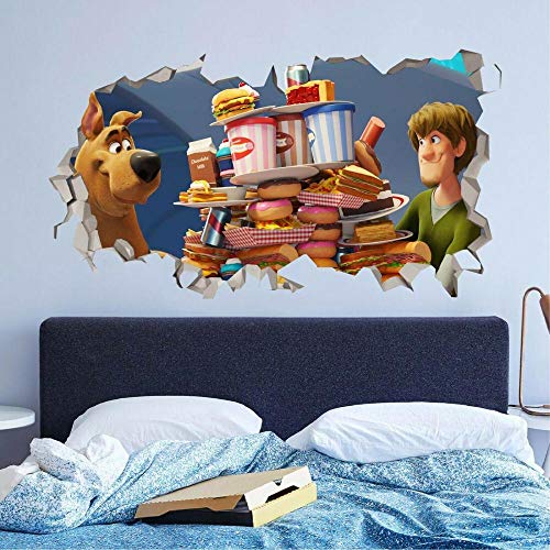 CSCH Wandtattoo Scoob! Scooby and Shaggy Meal Custom Wall Decals 3D Wall Stickers Art