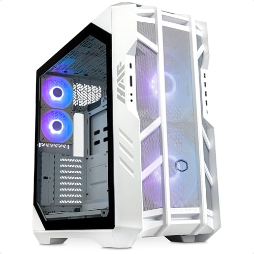 Cooler Master HAF 700 White - Full Tower - PC - Weiß - ATX - EATX - micro ATX - Mini-ITX - SSI CEB - SSI EEB - Netz - Kunststoff - Stahl - Gehärtetes Glas - Gaming (H700-WGNN-S00)