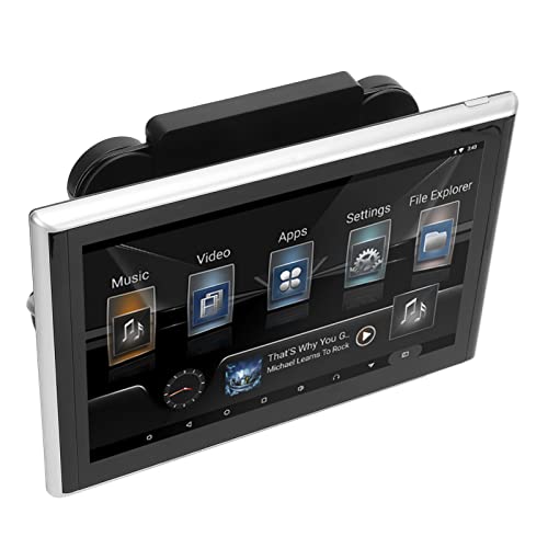 RYSH Kopfstützen-Monitor, tragbarer, hochempfindlicher Auto-Kopfstützen-Videoplayer mit Lautsprecher für alle Autos