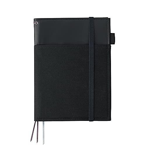 Kokuyo 50 Sheets of Notebook Cover Notebook systemic Ring Notebook corresponding A5 Tone Leather Black Roh -V685B-D