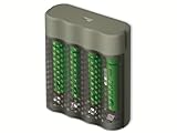 GP Batteries Mainstream-Line 4x ReCyko+ Micro Rundzellen-Ladegeraet inkl. Akkus NiMH Micro (AAA), Mi