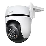 TP-Link Tapo C520WS Überwachungskamera Außen, Starlight Farbe Nachtsicht,360° Kamera , 2K 4MP, 2 leistungsstarke Antennen,IP66 wetterfest, Sicherer lokaler&Cloud-Speicher, AI-Erkennung, APP