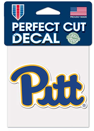 WinCraft NCAA Pittsburgh Panthers Pitt Logo 10,2 x 10,2 cm Outdoor Farbe Vinyl Aufkleber