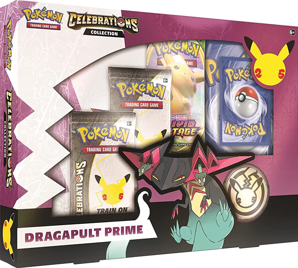 Pokémon 25th Anniversary Celebrations Dragapult Prime Collection Box - EN
