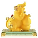 Benfa Chinesisches Zodiac Zwölf Tiere 2019 Neujahr Golden Resin Collecable Figurines Car oder Table Decor Statue,Rat