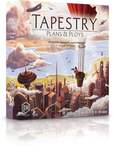 Stonemaier Games Tapestry: Plans & Ploys Expansion - Strategy Board Game for 1-5 Players